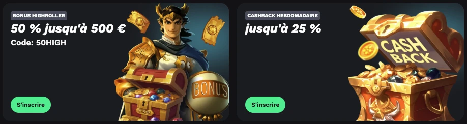 Visuel du package bonus Bet On Red